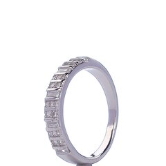 Sidabrinis žiedas moterims su cirkoniais 0005459200290 kaina ir informacija | Žiedai | pigu.lt