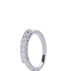 Sidabrinis žiedas moterims su cirkoniais 0005677700270 kaina ir informacija | Žiedai | pigu.lt