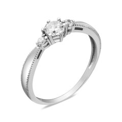 Sidabrinis žiedas moterims su cirkoniais 0008163200137 kaina ir informacija | Žiedai | pigu.lt