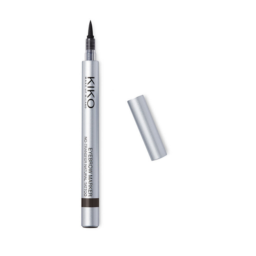 Antakių žymeklis Kiko Milano Eyebrow Marker, 04 Black kaina ir informacija | Antakių dažai, pieštukai | pigu.lt