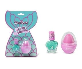 Лак для ногтей и бальзам для губ Martinelia Let's Be Mermaids цена и информация | Косметика для мам и детей | pigu.lt