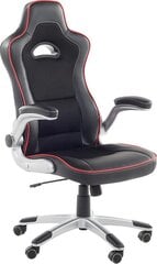 Biuro kėdė Beliani Master, juoda/raudona kaina ir informacija | Biuro kėdės | pigu.lt