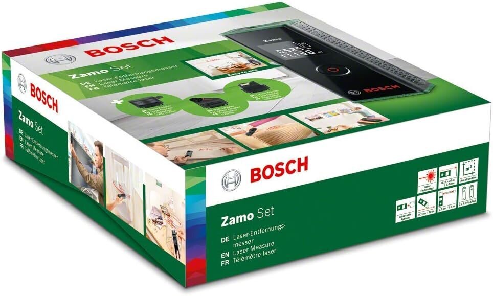 Lazerinis matuoklis Bosch Zamo III 0603672701 kaina ir informacija | Mechaniniai įrankiai | pigu.lt