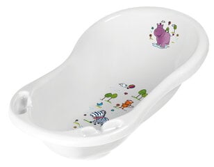 Ванночка Keeeper Hippo 84 см, 8436, white цена и информация | Товары для купания | pigu.lt