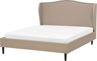 Кровать Beliani Colmar, 140x200 см, песочного цвета цена и информация | Кровати | pigu.lt