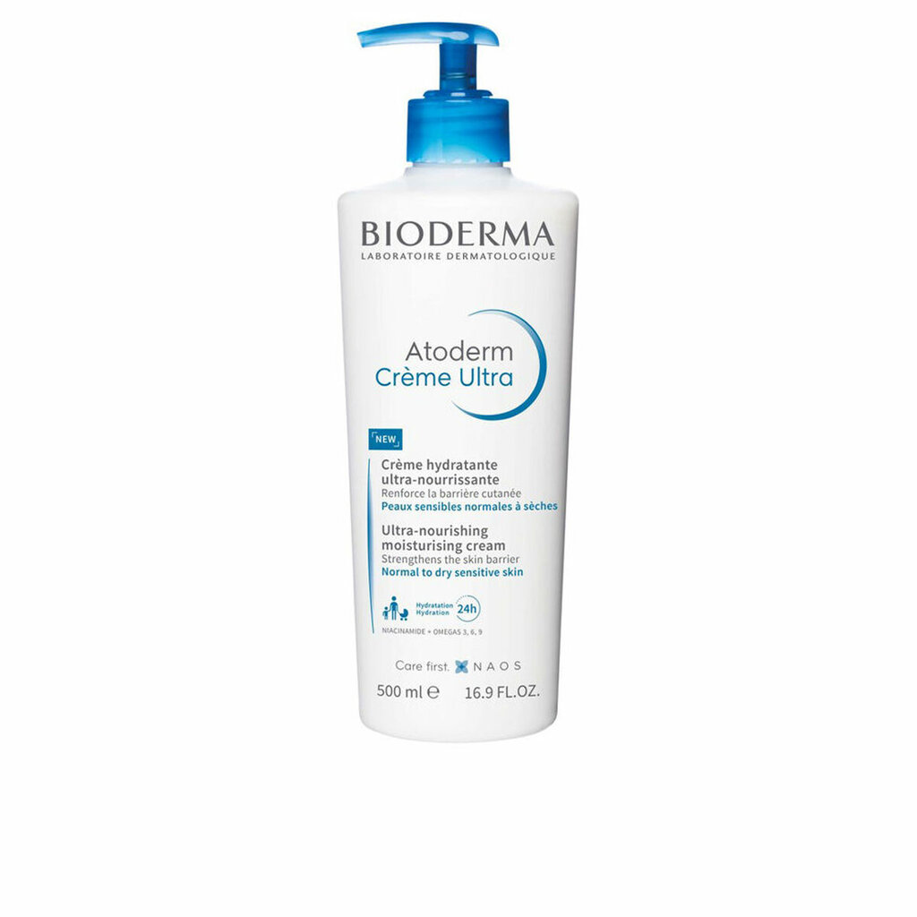 Kūno kremas Bioderma Atoderm Crème Ultra Nourishing, 500 ml kaina ir informacija | Kūno kremai, losjonai | pigu.lt