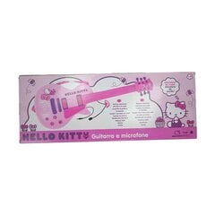 Kūdikių gitara Hello Kitty Mikrofona, rožinė, elektronika kaina ir informacija | Lavinamieji žaislai | pigu.lt