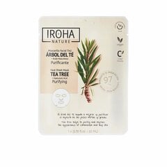 Очищающая маска Iroha Nature Гиалуроновая кислота Чайное дерево, 20 мл цена и информация | Маски для лица, патчи для глаз | pigu.lt