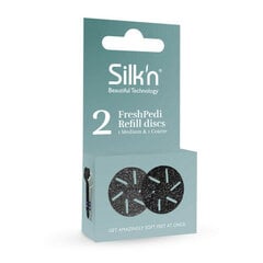 Скребковые диски для ножного скребка Silk'n FreshPedi Medium&Rough (2 шт.) цена и информация | Аксессуары к товарам для красоты | pigu.lt