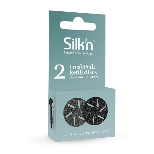 Šveitimo diskai pėdų šveitikliui Silk'n FreshPedi Medium&Rough (2 vnt.) kaina ir informacija | Grožio prekių priedai | pigu.lt