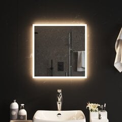 Светодиодное зеркало для ванной, 50x50см цена и информация | Зеркала | pigu.lt