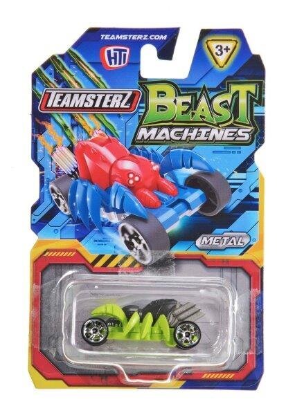 Metalinis automobilis, 7,5 cm, Teamsterz Beast Machines kaina ir informacija | Žaislai berniukams | pigu.lt