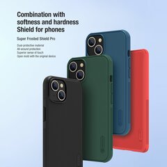 Nillkin Super Frosted Back Cover skirtas Apple iPhone 14 Plus, juodas kaina ir informacija | Telefono dėklai | pigu.lt