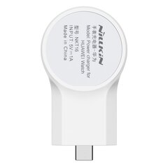 Nillkin Power Charger for Huawei Watch White цена и информация | Адаптеры, USB-разветвители | pigu.lt