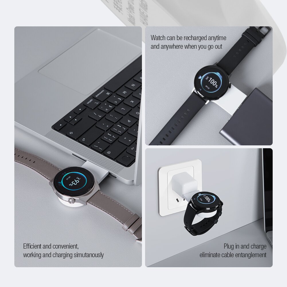 Nillkin Power Charger for Huawei Watch White kaina ir informacija | Adapteriai, USB šakotuvai | pigu.lt