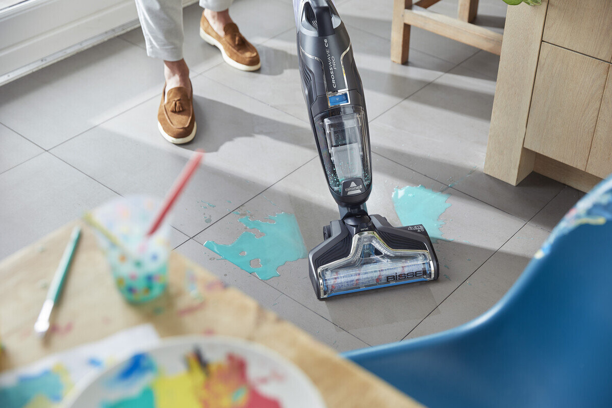 Bissell CrossWave C6 Cordless Pro kaina ir informacija | Dulkių siurbliai-šluotos | pigu.lt