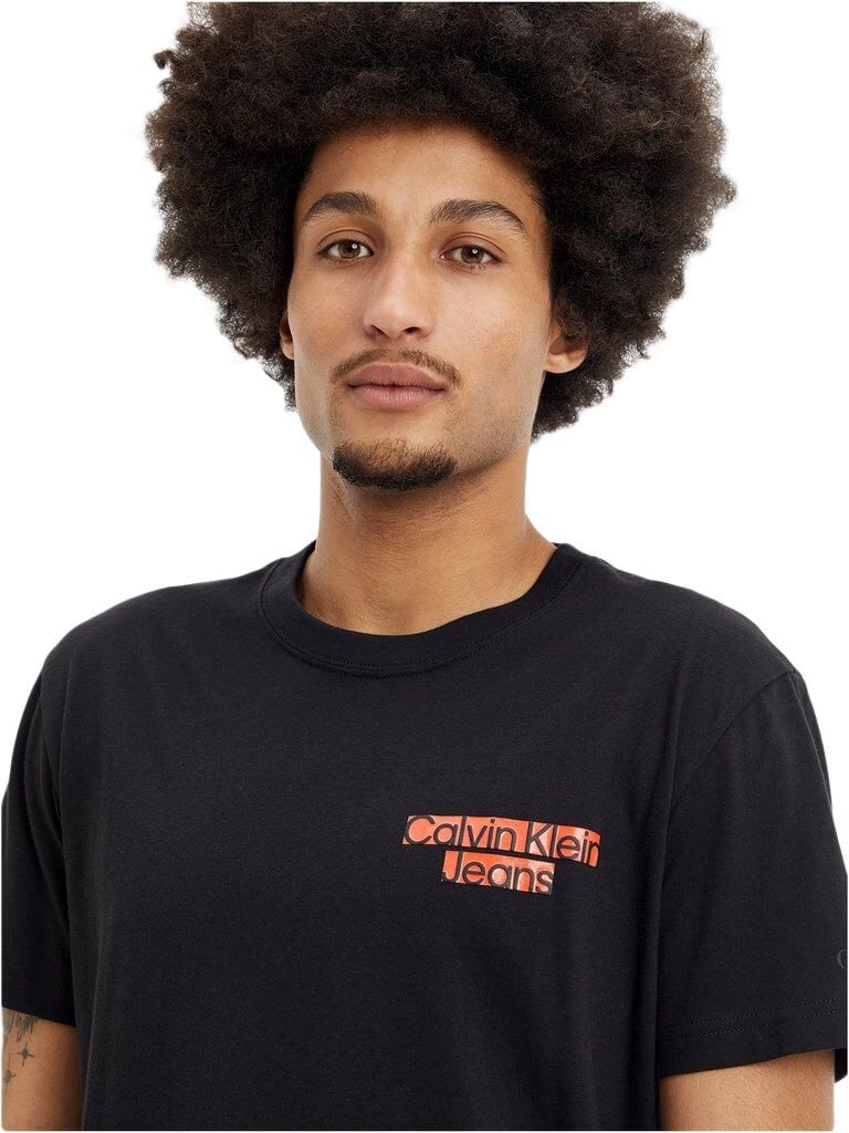 Calvin Klein vyriški marškinėliai 49139, juodi цена и информация | Vyriški marškinėliai | pigu.lt