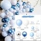 Macaron Blue Theme balionų rinkinys (104 vnt) цена и информация | Balionai | pigu.lt