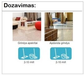 Средство для мытья полов Ecomix Floor Apple Dose, 1 л цена и информация | Очистители | pigu.lt