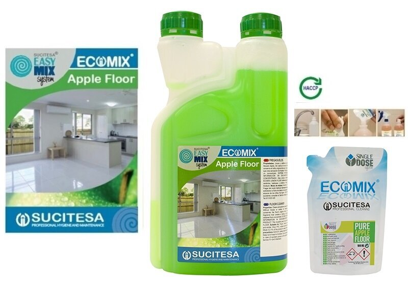 Ecomix Floor Apple Dose grindų ploviklis, 1 vnt. kaina ir informacija | Valikliai | pigu.lt