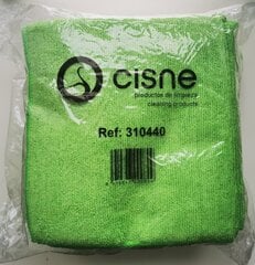 Салфетка из микрофибры Cisne Extra, зеленая, 12 шт. цена и информация | Инвентарь для уборки и принадлежности | pigu.lt