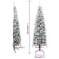 Siaura dirbtinė kalėdų eglutė, 240cm, padengta sniegu kaina ir informacija | Eglutės, vainikai, stovai | pigu.lt