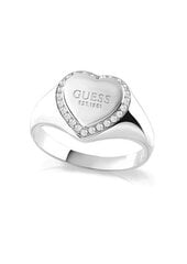 Guess Романтичное стальное кольцо Fine Heart JUBR01430JWRH цена и информация | Кольцо | pigu.lt