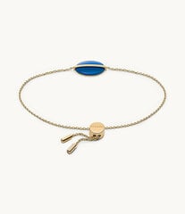 Skagen Позолоченный браслет с синим стеклом Sea Glass SKJ1576710 цена и информация | Женские браслеты | pigu.lt