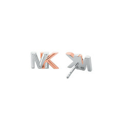 Серебряные двухцветные серьги с логотипом Michael Kors Premium MKC1535AN931 цена и информация | Серьги | pigu.lt
