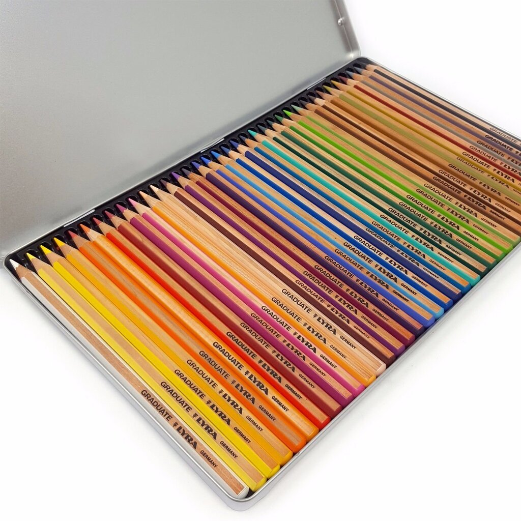 Pieštukai Lyra Graduate 36sp., metalinėje dėžutėje, 2871360 kaina ir informacija | Piešimo, tapybos, lipdymo reikmenys | pigu.lt