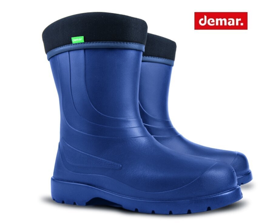 Guminiai batai Demar Lucy, mėlyni цена и информация | Guminiai batai moterims | pigu.lt