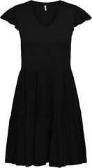 Женское платье ONLMAY LIFE 15226992, черное  цена и информация | Платья | pigu.lt