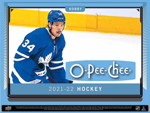 Ledo ritulio kortelės O-Pee-Chee 2021/2022 Hobby Box kaina ir informacija | Kolekcinės kortelės | pigu.lt