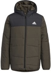 Куртка лоя подростков Adidas Jk Synthetic Olive HM5207/152, зеленая цена и информация | Куртка для мальчика | pigu.lt