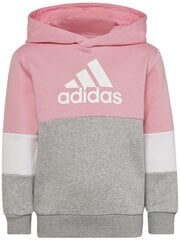 Cпортивный костюм для девочки Adidas Lk Cb Fl Ts HU0430/104, серый/розовый цена и информация | Комплекты для девочек | pigu.lt
