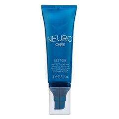 Naktinė plaukų kaukė Paul Mitchell Neuro Care Restore HeatCTRL Overnight Repair, 75 ml цена и информация | Средства для укрепления волос | pigu.lt