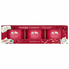 Yankee Candle Letters To Santa Набор стеклянных вотивных свечей 3 x 37 г цена и информация | Подсвечники, свечи | pigu.lt