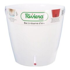 Горшок с автополивом Riviera Eva New Круглая Пластик Белый (Ø 46 cm) цена и информация | Вазоны | pigu.lt