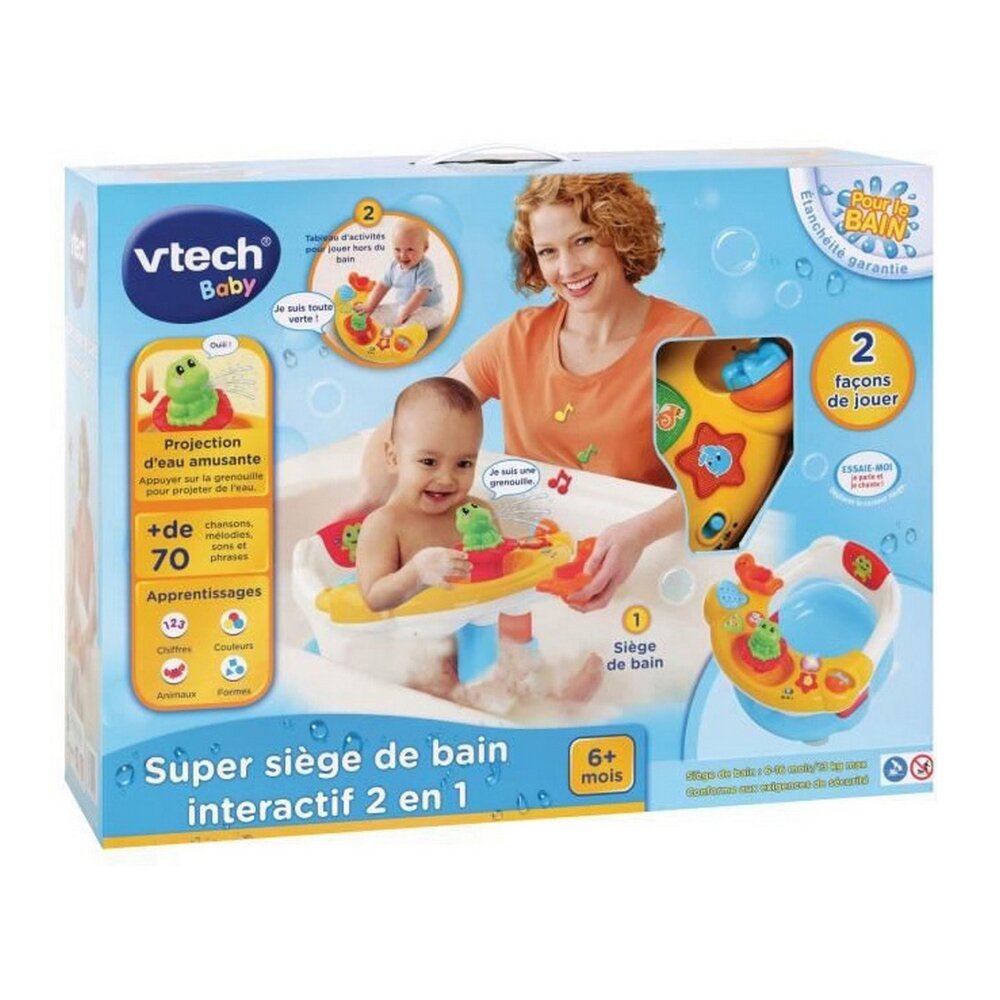 Kūdikio kėdutė Vtech Baby Super 2 in 1 Interactive S7144872 цена и информация | Maudynių priemonės | pigu.lt