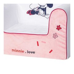 Vaikiška sofa Disney Minnie Mouse, rožinė/balta цена и информация | Детские диваны, кресла | pigu.lt