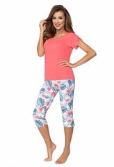 Pižama moterims Donna Mila 3/4 NMP56657, rožinė цена и информация | Женские пижамы, ночнушки | pigu.lt