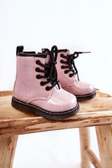 Batai su užtrauktuku, lakuoti rožinės spalvos goopy BSB21941.1274 цена и информация | Детские туфли | pigu.lt