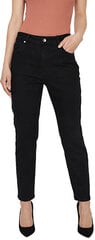 VMBRENDA Straight Fit 10253552 Черные женские джинсы цена и информация | Женские джинсы | pigu.lt