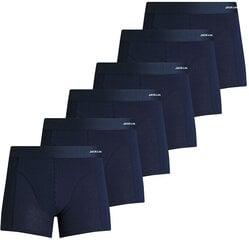 6 PACK - мужские боксеры JACBASIC 12202634 Navy Blaze r цена и информация | Мужские трусы | pigu.lt