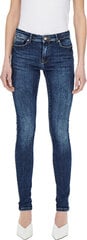 Džinsai moterims Only ONLPUSH Skinny Fit 15235035, mėlyni kaina ir informacija | Džinsai moterims | pigu.lt