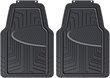 Automobilio kilimėliai, juoda, 2 dalys kaina ir informacija | Modeliniai bagažinių kilimėliai | pigu.lt