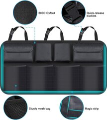 Bagažinės krepšys Burnnove, juodas kaina ir informacija | Auto reikmenys | pigu.lt