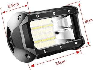 Visureigių priekiniai žibintai Aufun LED Worklight 72W kaina ir informacija | Automobilių lemputės | pigu.lt