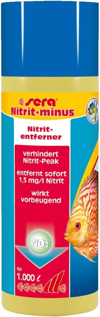 Nitritų valiklis Sera Nitrit Minus, 250 ml kaina ir informacija | Akvariumai ir jų įranga | pigu.lt