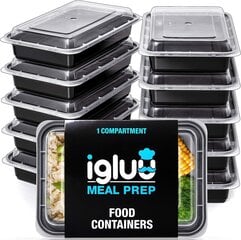 Коробки для закусок Igloo, 10 шт. цена и информация | Посуда для хранения еды | pigu.lt